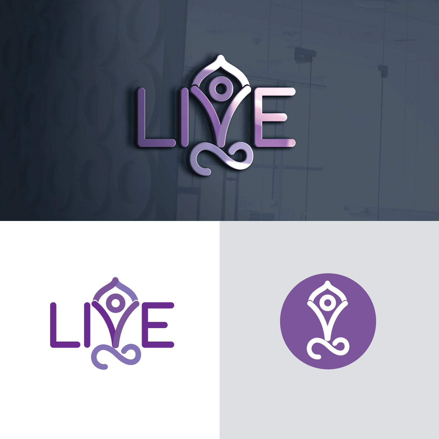 Logo Design by concepts for Meditation.live | Design #19338673