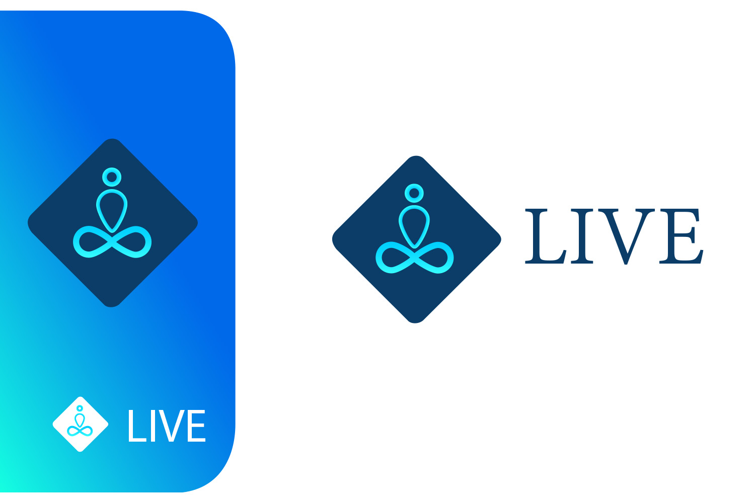 Logo Design by GESINER2020 for Meditation.live | Design #19382980