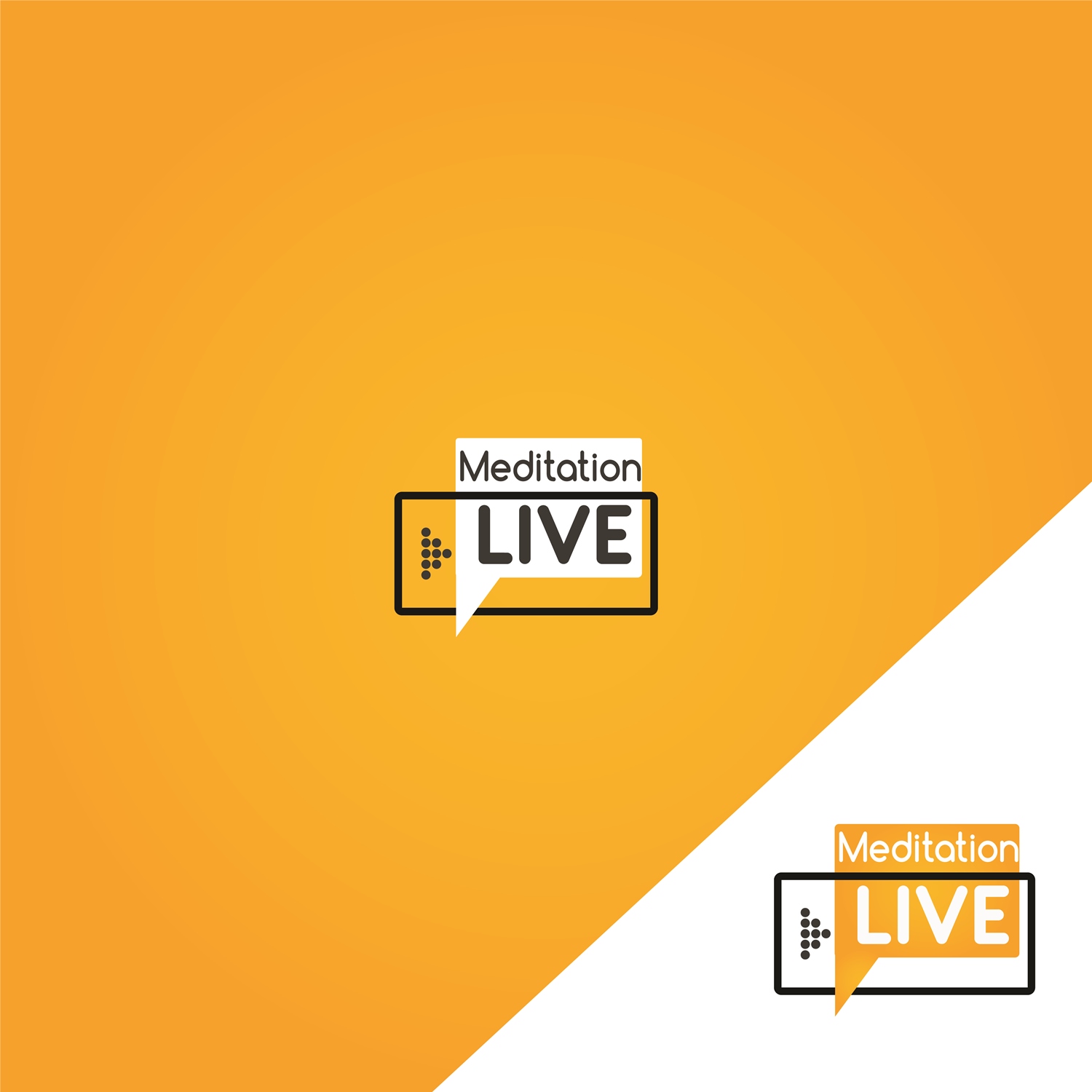 Logo Design by jahidspro for Meditation.live | Design #19256943