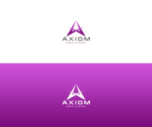Logo-Design von King Cozy für Axiom Audio Visual  | Design #19303146