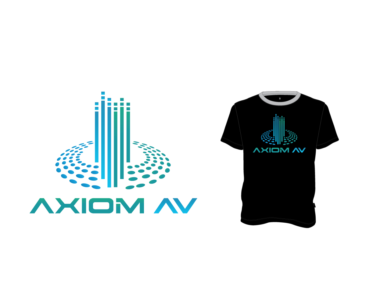 Diseño de Logo por meygekon para Axiom Audio Visual  | Diseño #19377850