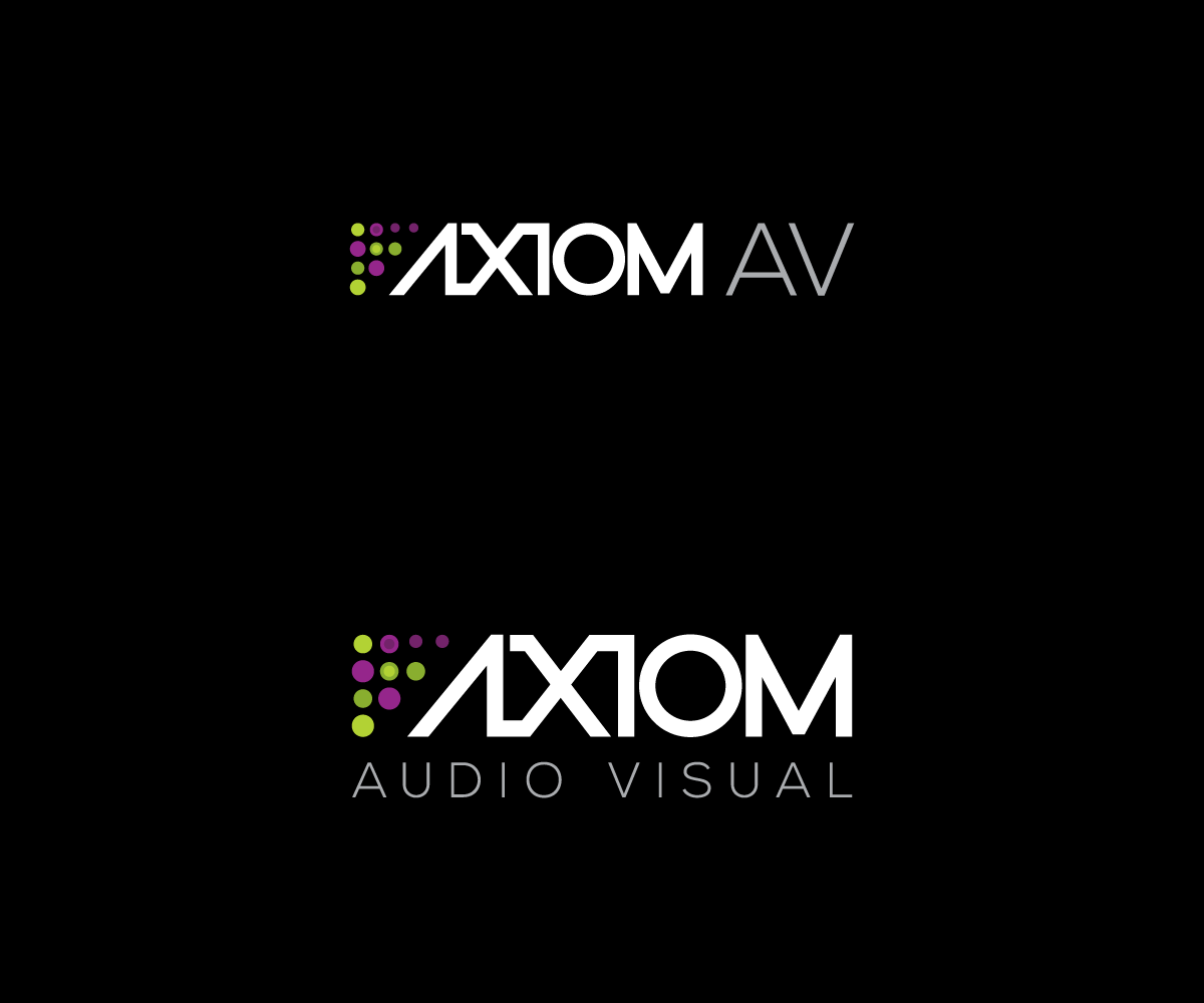 Diseño de Logo por sourgraping para Axiom Audio Visual  | Diseño #19296750