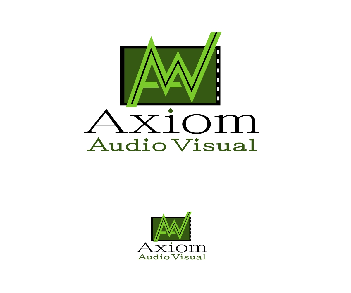 Logo Design by 88click88 for Axiom Audio Visual  | Design #19370294