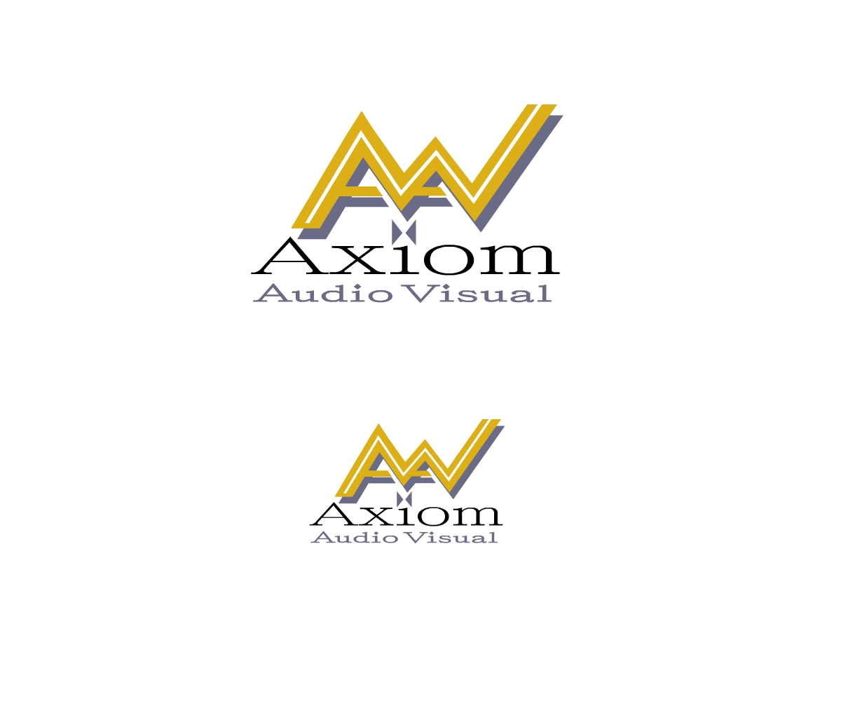 Logo Design by 88click88 for Axiom Audio Visual  | Design #19378517