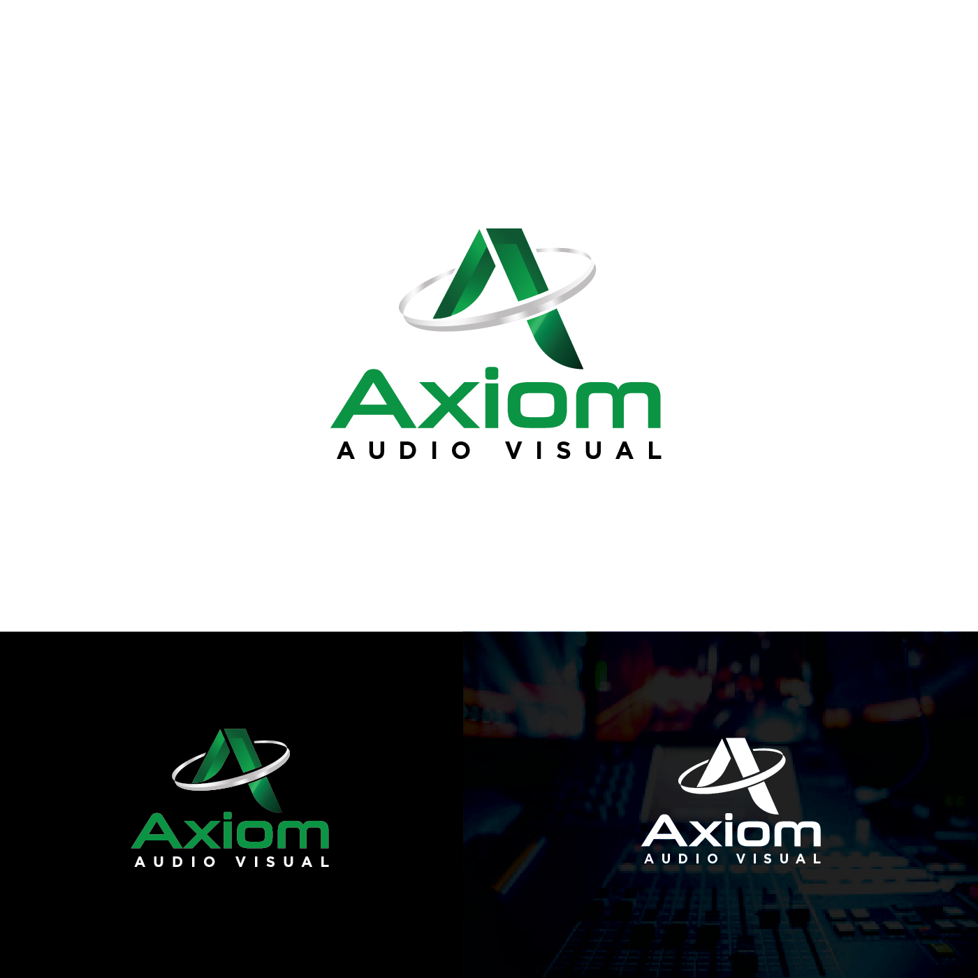 Logo-Design von PointGrfx für Axiom Audio Visual  | Design #19507966