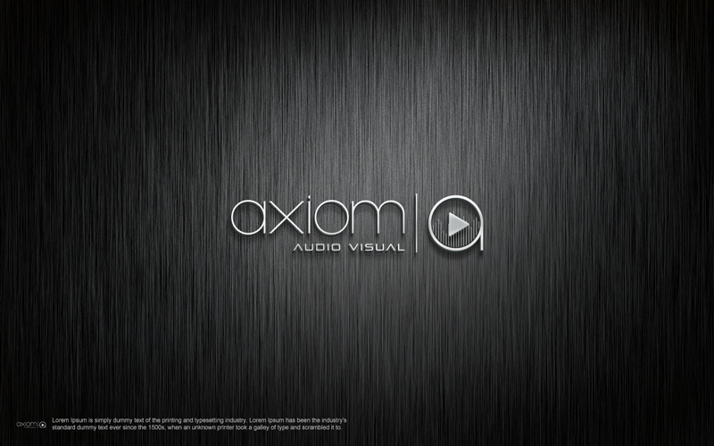 Logo-Design von noishotori für Axiom Audio Visual  | Design #19460282