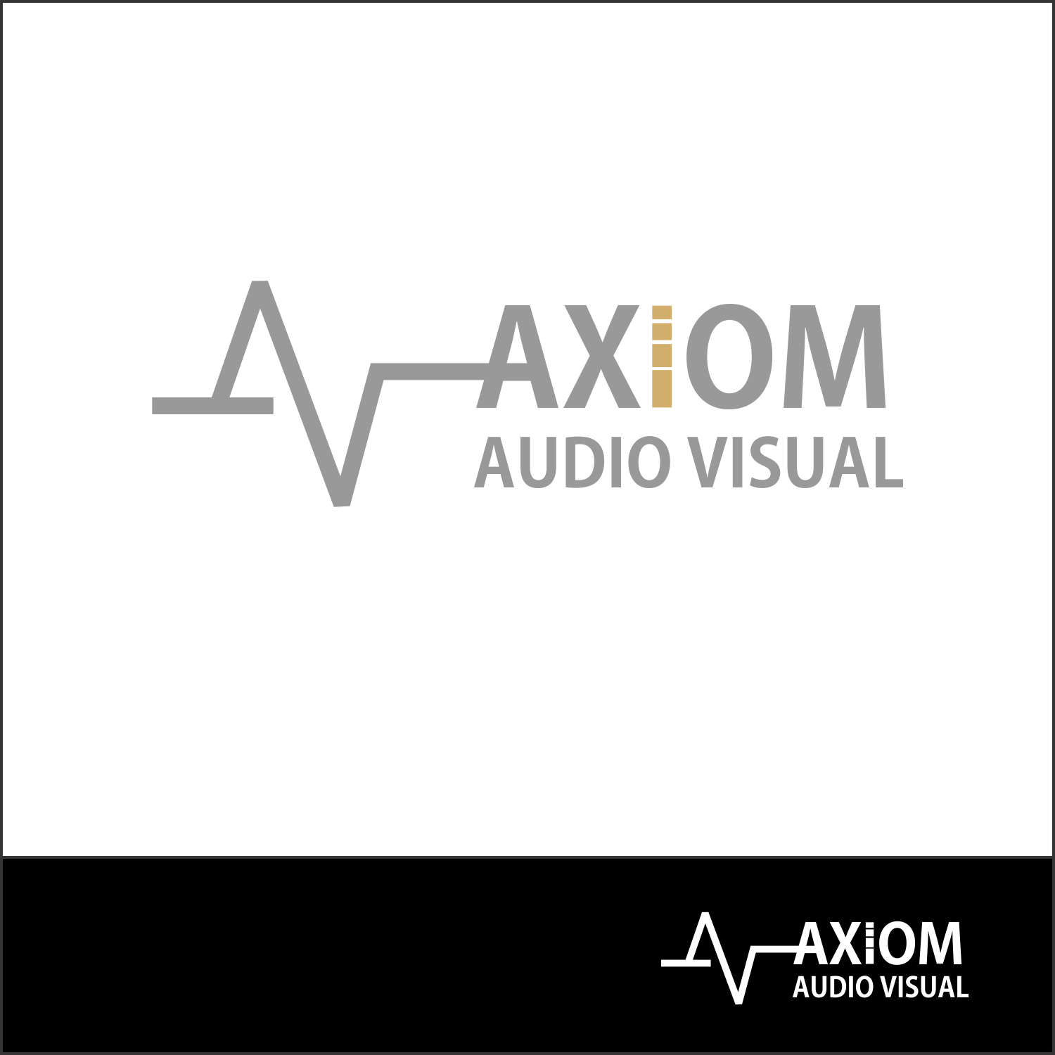 Diseño de Logo por hernawanrere para Axiom Audio Visual  | Diseño #19406825