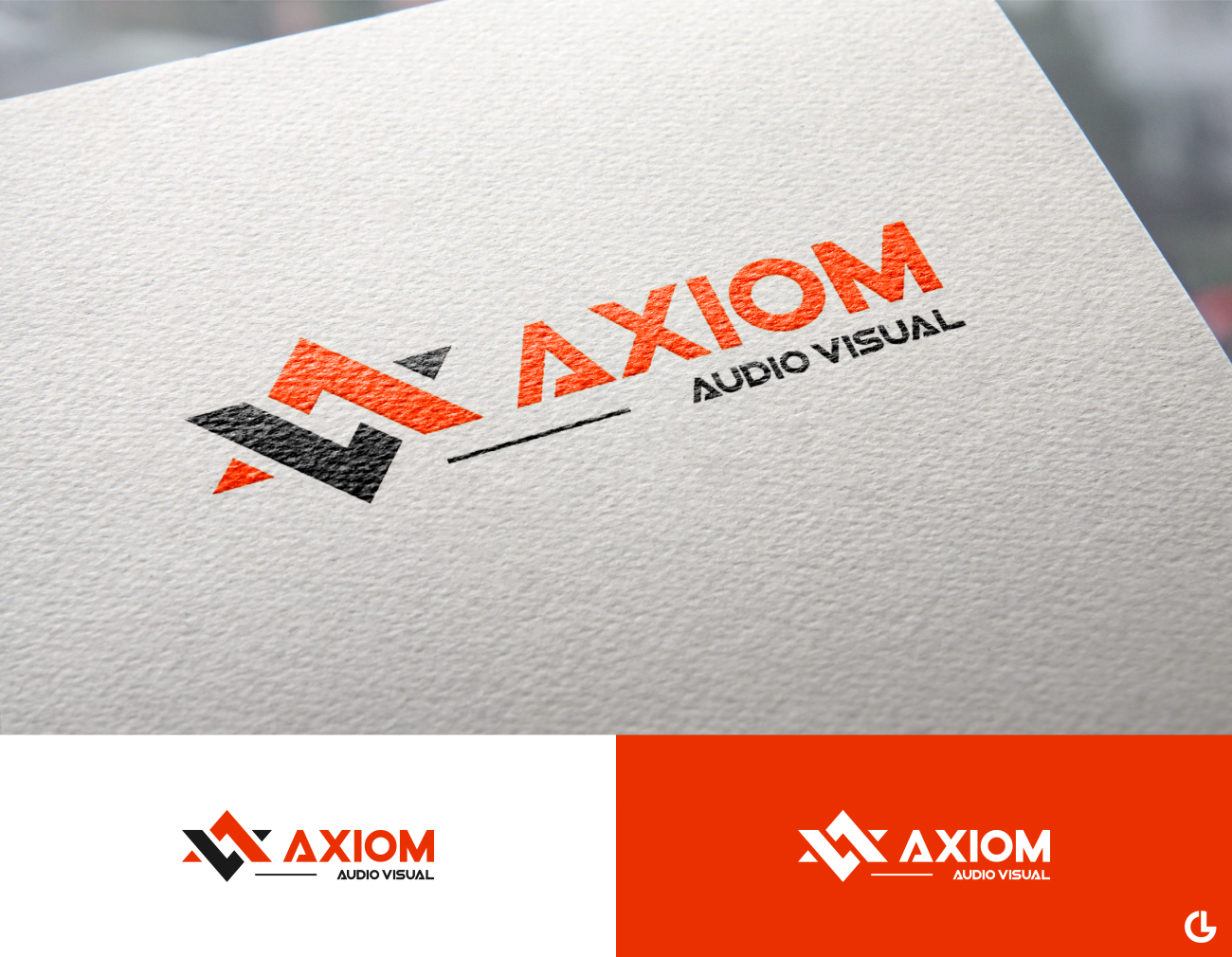 Diseño de Logo por R!CKY para Axiom Audio Visual  | Diseño #19267553