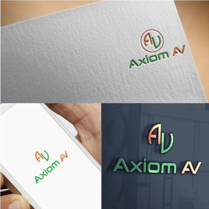 Logo Design by mam1 for Axiom Audio Visual  | Design #19487456