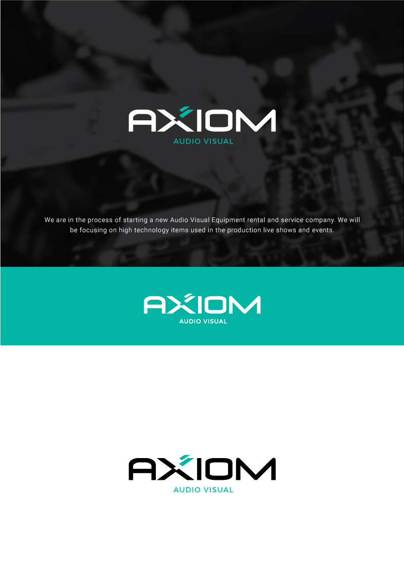 Logo-Design von somani für Axiom Audio Visual  | Design #19263848