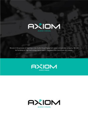 Logo Design by somani for Axiom Audio Visual  | Design: #19263848
