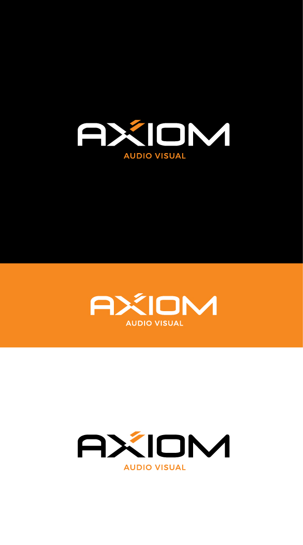Diseño de Logo por somani para Axiom Audio Visual  | Diseño #19289780