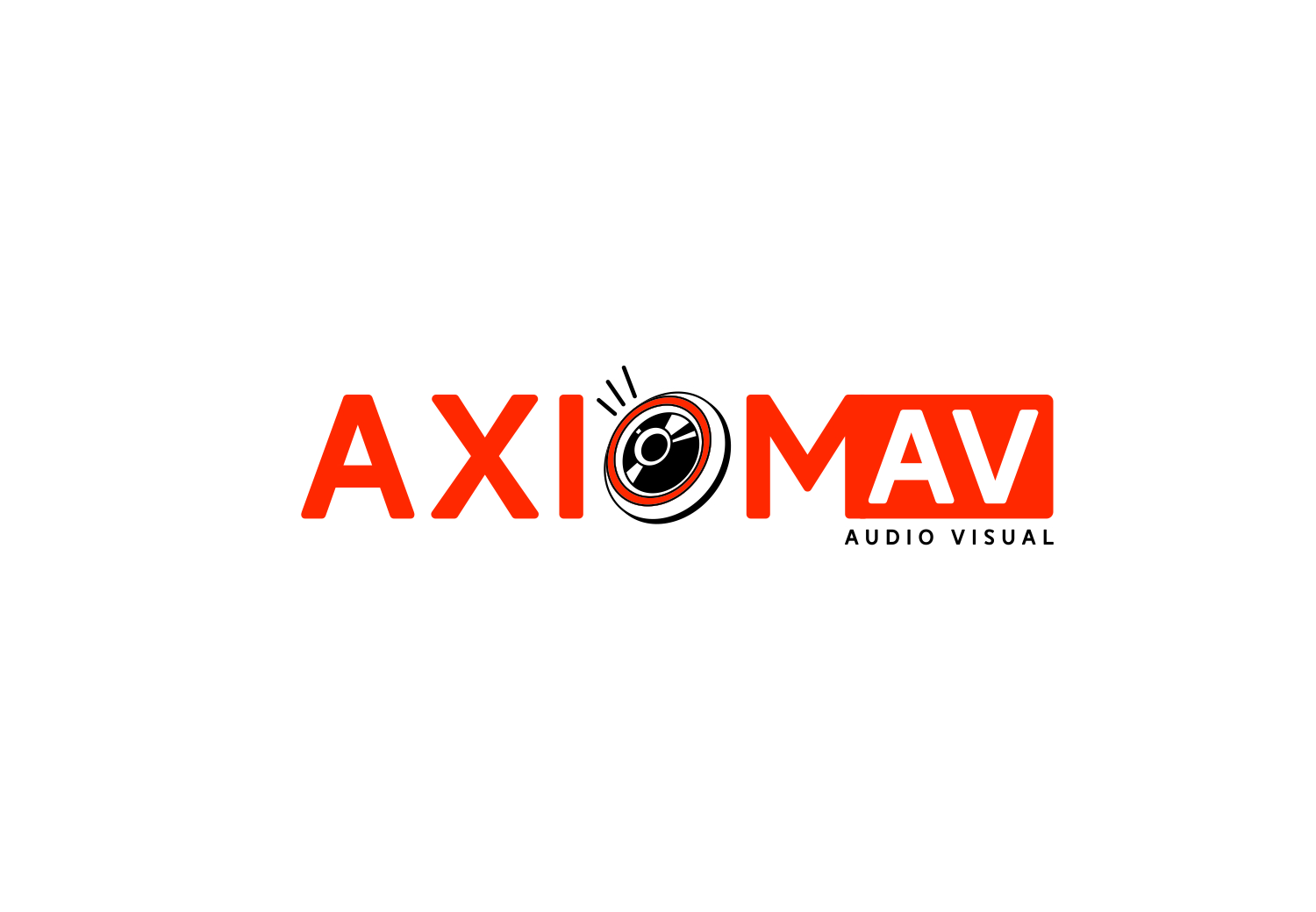 Logo Design by iplus3 for Axiom Audio Visual  | Design #19311158