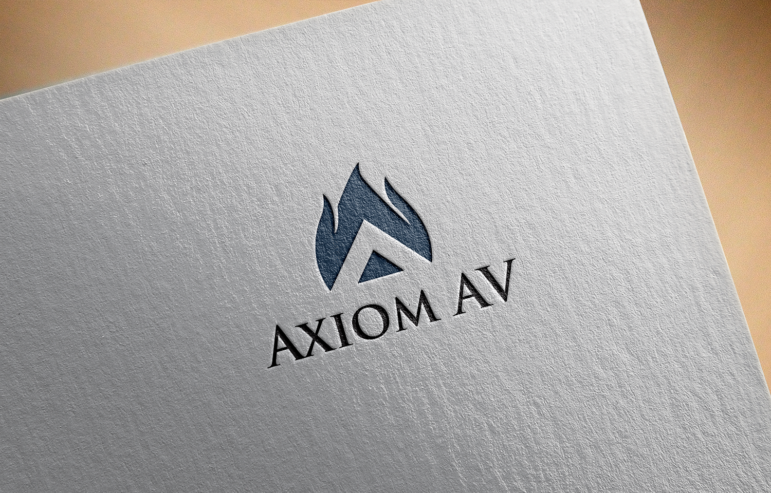 Logo Design by deku for Axiom Audio Visual  | Design #19268843