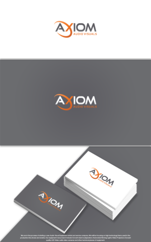 Diseño de Logo por GBDESIGN para Axiom Audio Visual  | Diseño: #19291668
