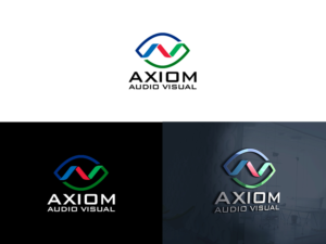 Logo Design by Slant Line Media for Axiom Audio Visual  | Design: #19277140
