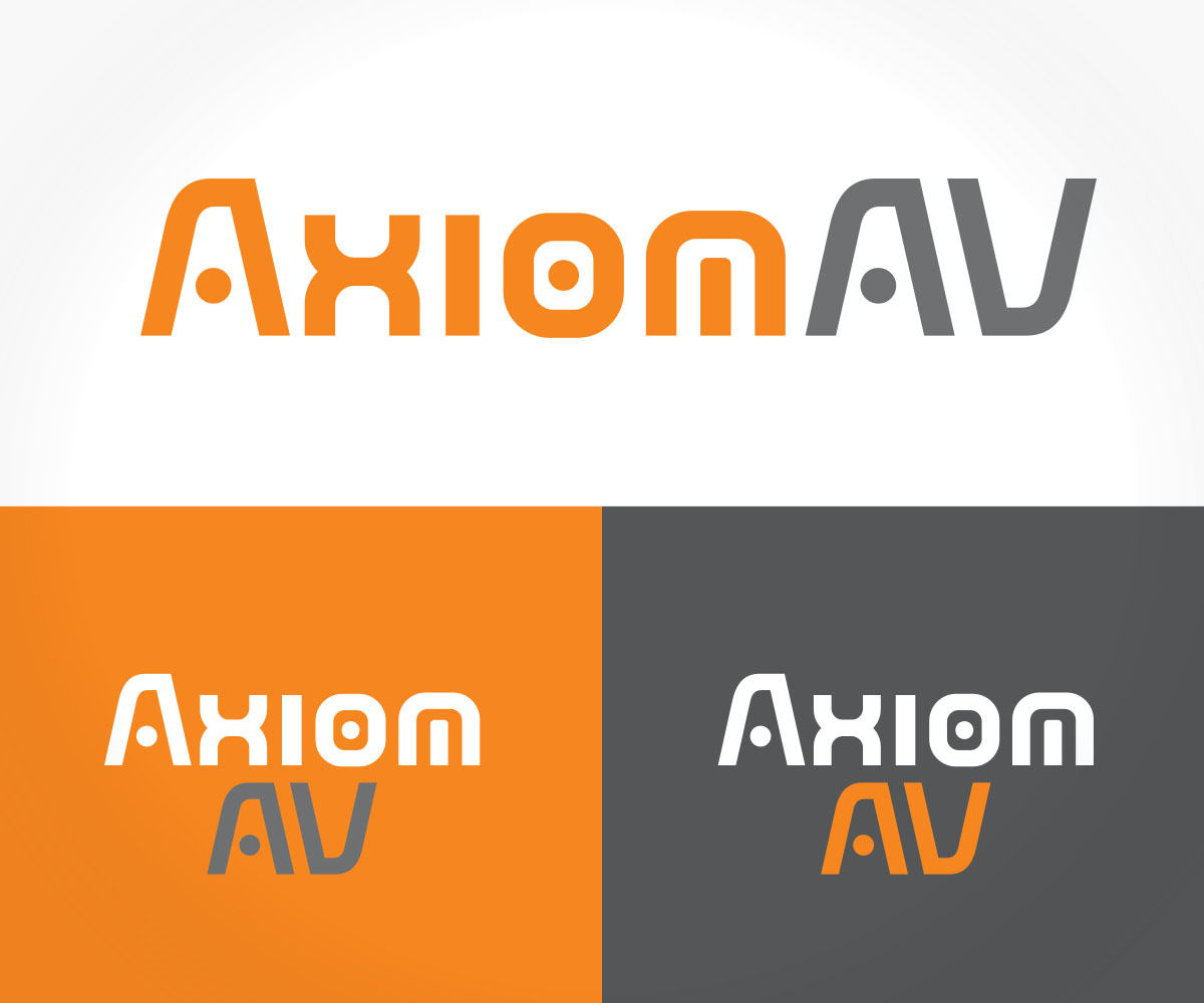 Logo Design by elbisnopser for Axiom Audio Visual  | Design #19388440
