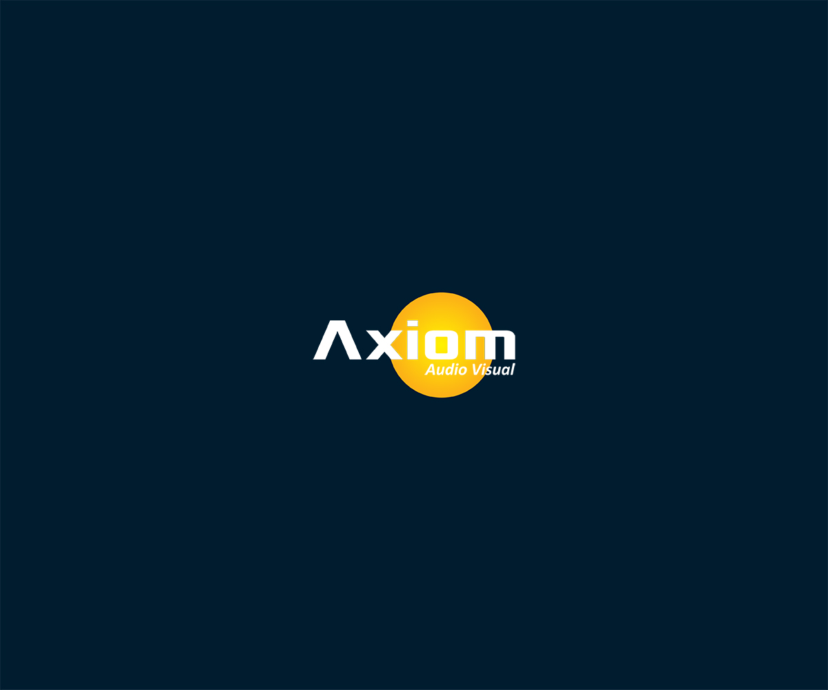 Logo Design by CK Studio for Axiom Audio Visual  | Design #19273094