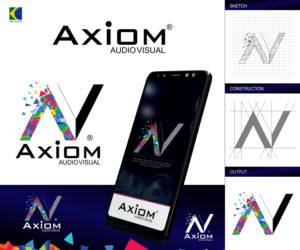Diseño de Logo por NSP Design para Axiom Audio Visual  | Diseño: #19391253