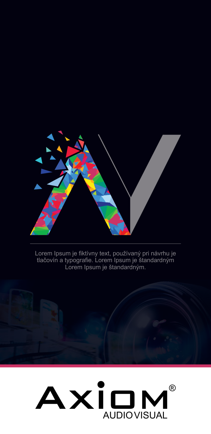 Logo Design by NSP Design for Axiom Audio Visual  | Design #19391254