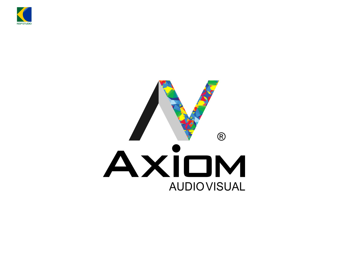 Logo Design by NSP Design for Axiom Audio Visual  | Design #19392926