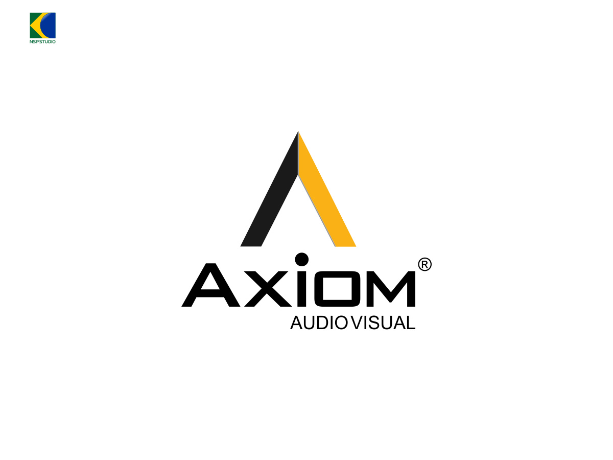 Logo Design by NSP Design for Axiom Audio Visual  | Design #19393367
