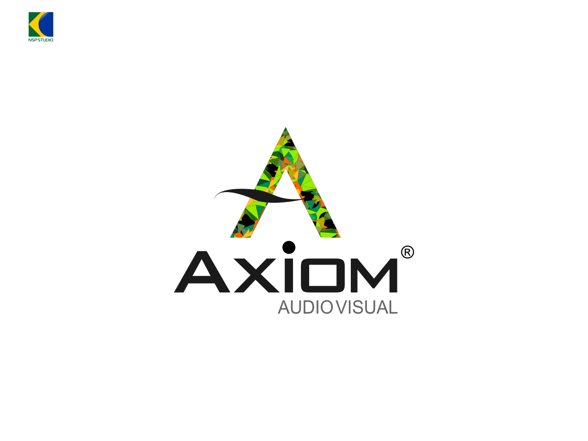 Diseño de Logo por NSP Design para Axiom Audio Visual  | Diseño #19439166