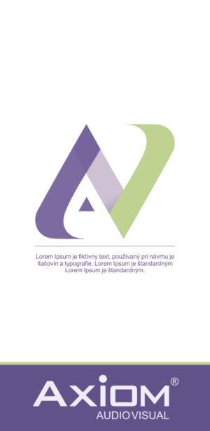 Diseño de Logo por NSP Design para Axiom Audio Visual  | Diseño: #19452107