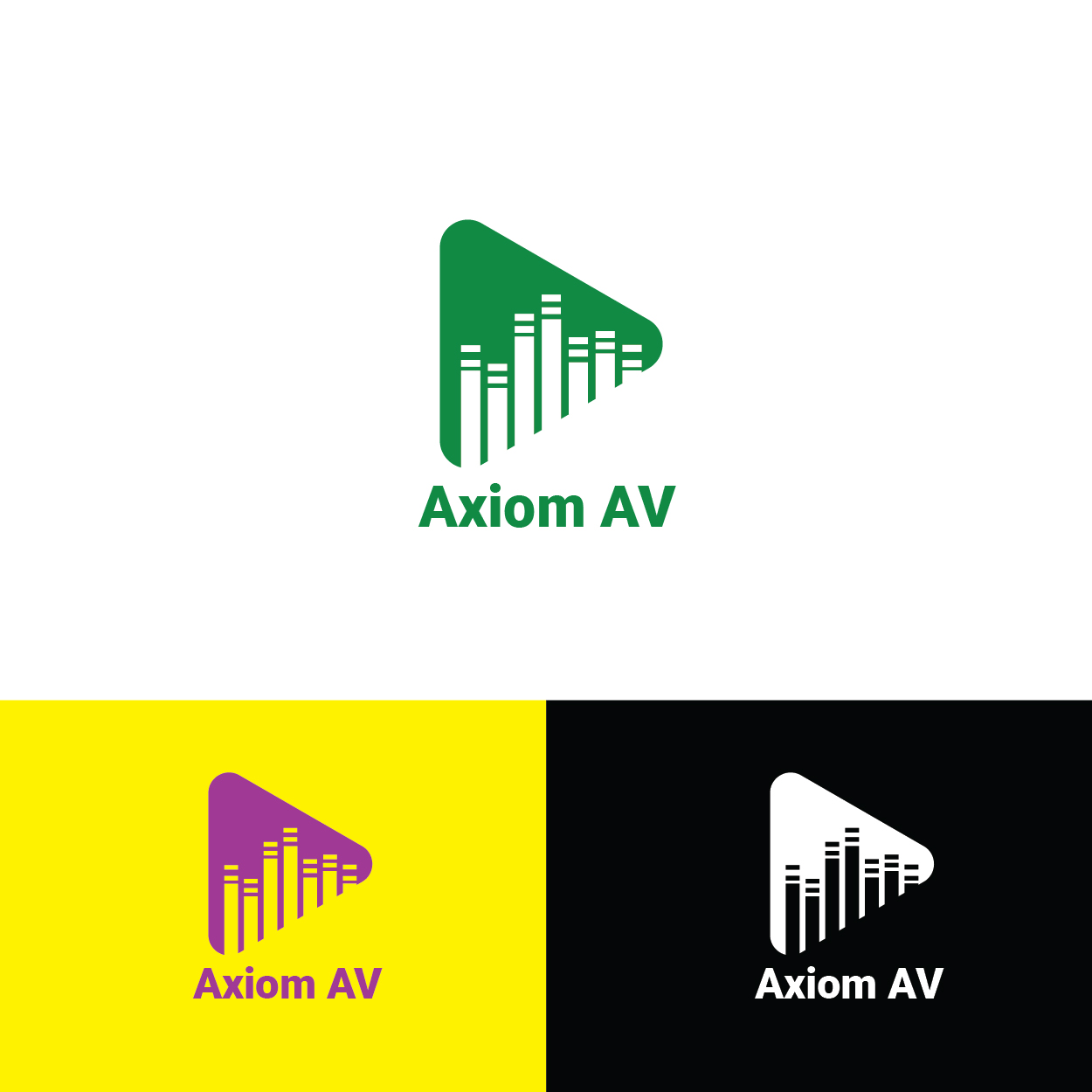 Logo Design by Creativezib for Axiom Audio Visual  | Design #19474036