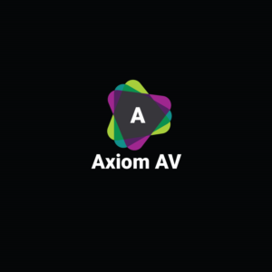 Diseño de Logo por Creativezib para Axiom Audio Visual  | Diseño: #19474256