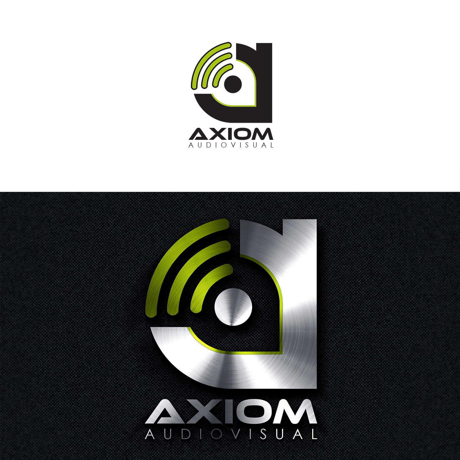 Diseño de Logo por DOC$IGN para Axiom Audio Visual  | Diseño #19379460
