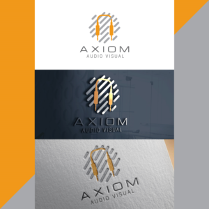 Diseño de Logo por Haja N para Axiom Audio Visual  | Diseño: #19351927