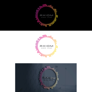Diseño de Logo por Haja N para Axiom Audio Visual  | Diseño: #19359766