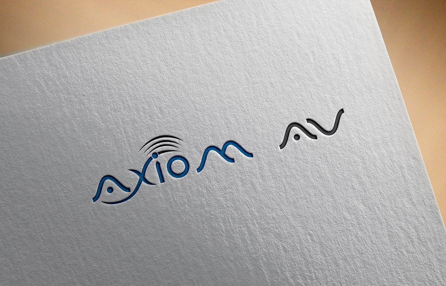 Logo Design by creativerahman82 2 for Axiom Audio Visual  | Design #19261812