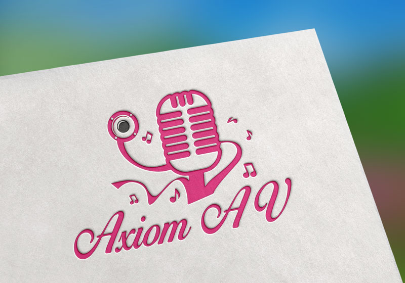 Logo-Design von Top1 für Axiom Audio Visual  | Design #19266078