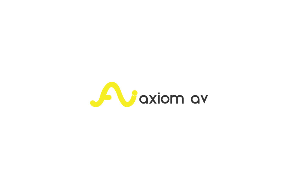 Diseño de Logo por M - D e s i g n para Axiom Audio Visual  | Diseño #19297593