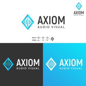 Diseño de Logo por Bowoedane studio para Axiom Audio Visual  | Diseño: #19409522