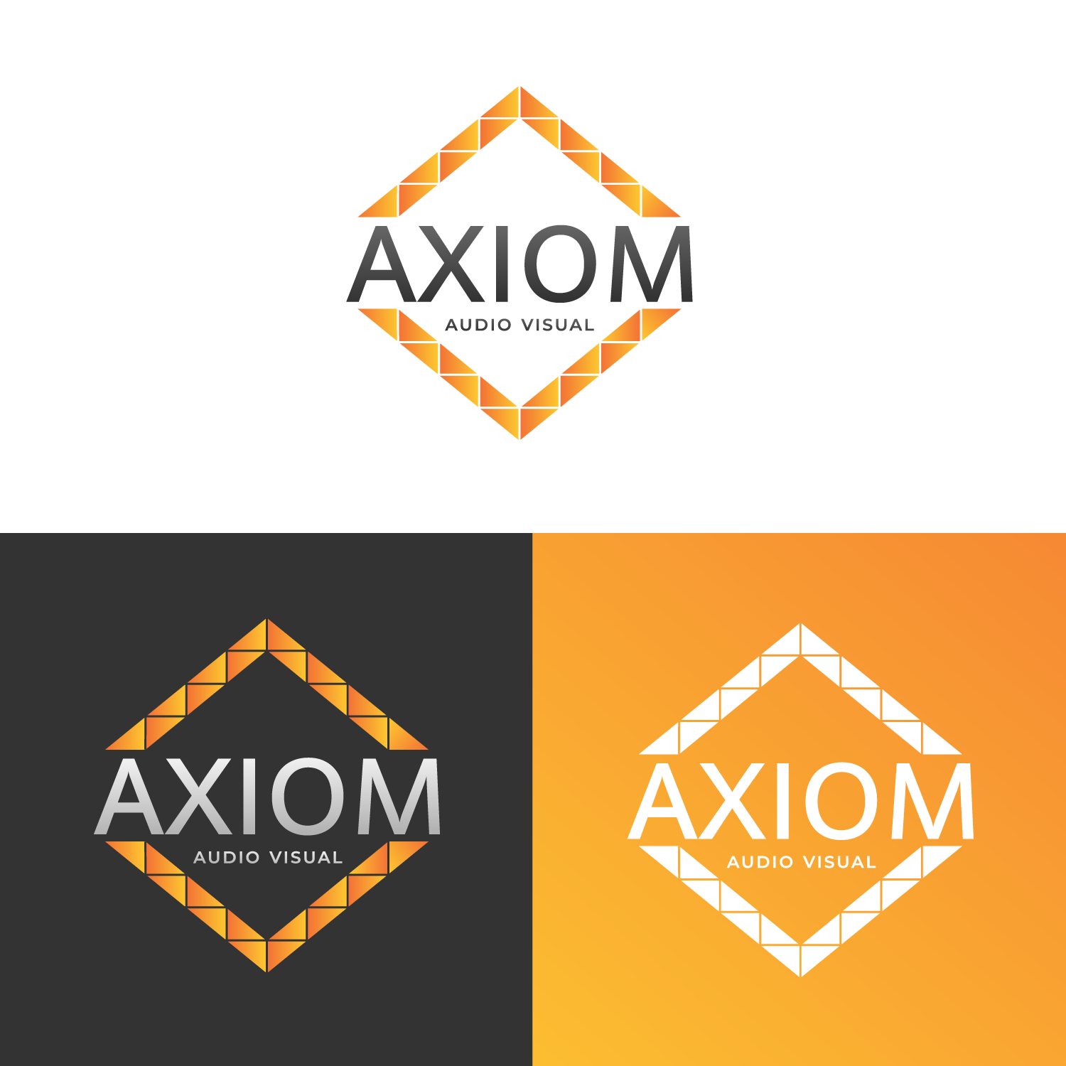 Diseño de Logo por Bowoedane studio para Axiom Audio Visual  | Diseño #19437832
