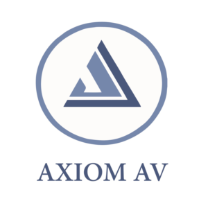 Logo-Design von Allstudio Design für Axiom Audio Visual  | Design: #19338712