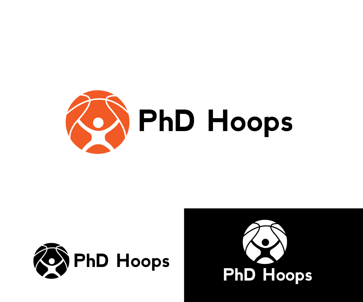 Logo Design by renderman for PhD Hoops | Design #19207549