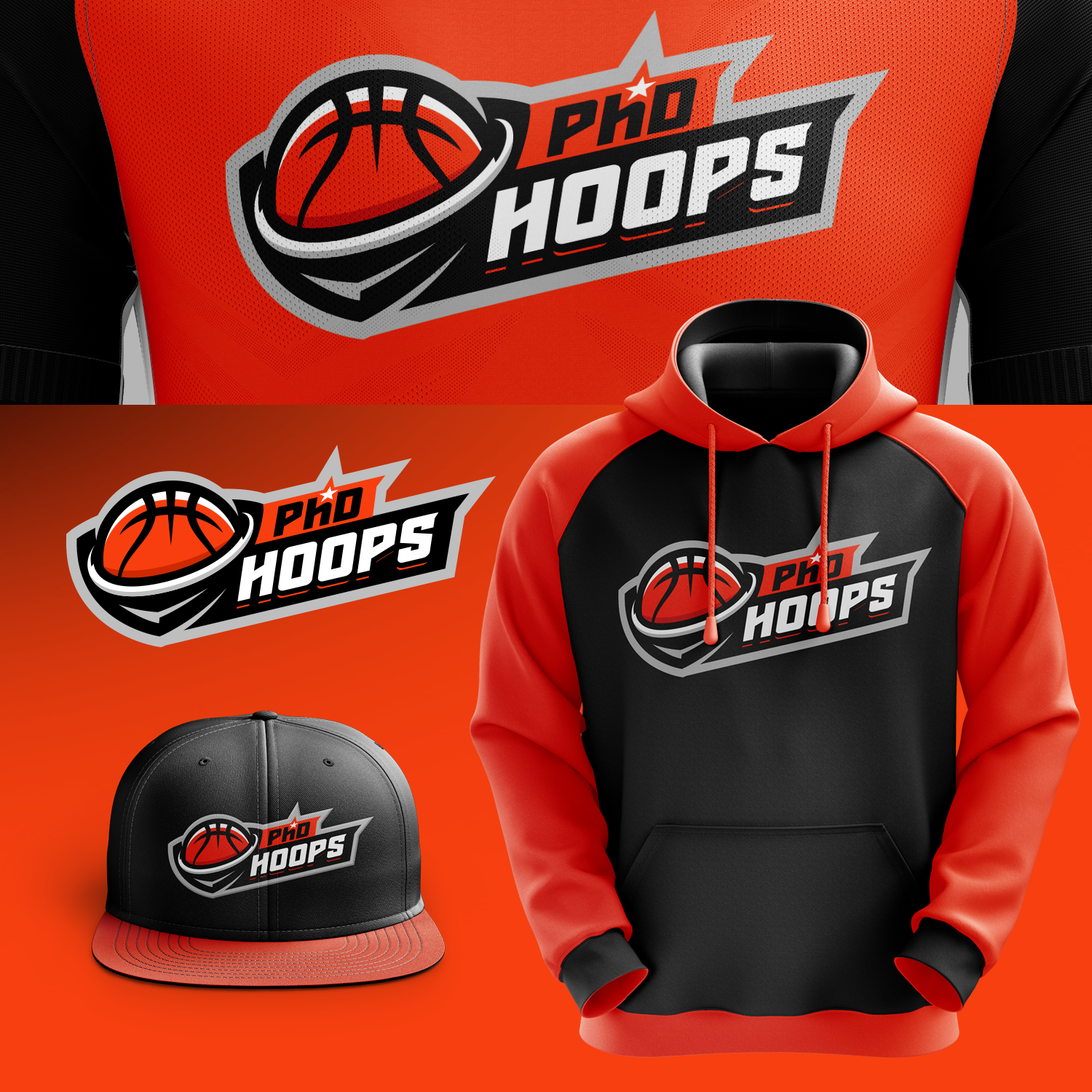 Logo Design by abmcolors for PhD Hoops | Design #19316671