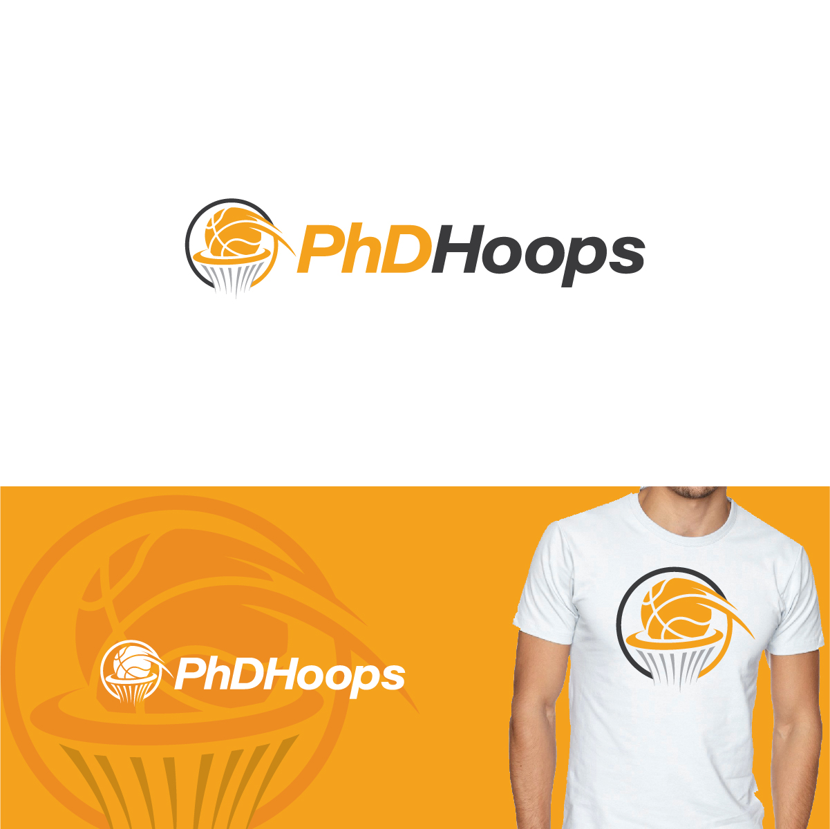 Logo-Design von Deziners Zone für PhD Hoops | Design #19207140