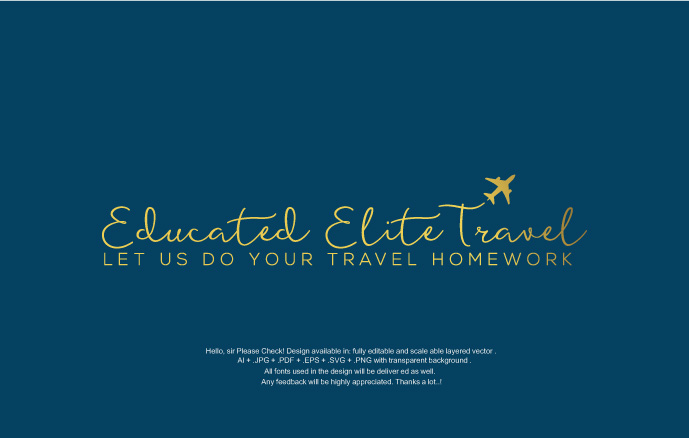 Diseño de Logo por logo solution para Educated Elite Travel | Diseño #19263125