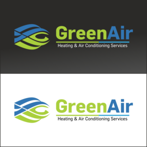 Logo Design by Dhruv Design Studio for Green Air, Heating and Air Conditioning  | Design: #19320680