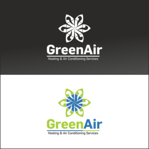 Logo Design by Dhruv Design Studio for Green Air, Heating and Air Conditioning  | Design: #19321190