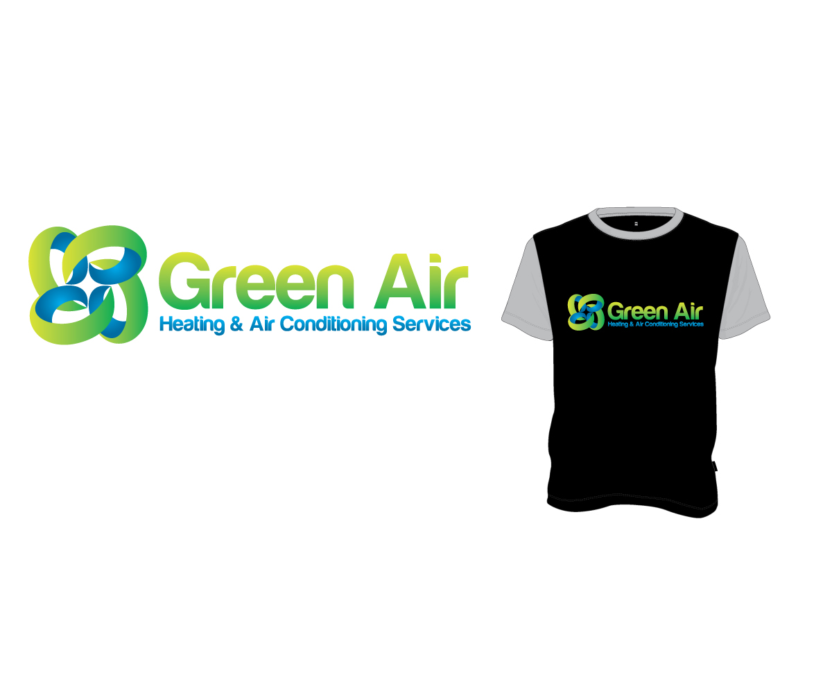 Logo Design by meygekon for Green Air, Heating and Air Conditioning  | Design #19314955