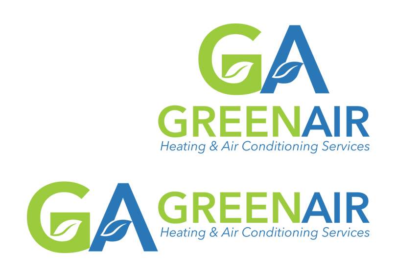 Logo Design by Innerworld Designs ltd. for Green Air, Heating and Air Conditioning  | Design #19237054