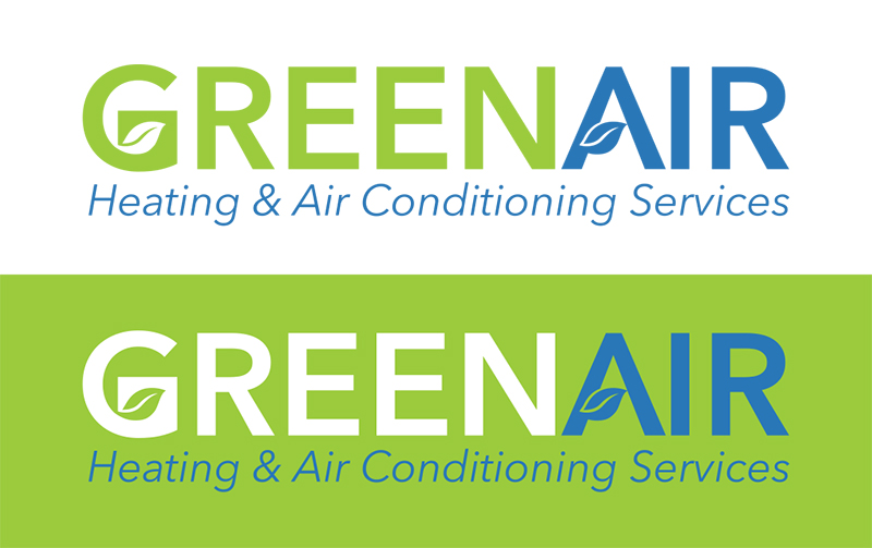 Logo-Design von Innerworld Designs ltd. für Green Air, Heating and Air Conditioning  | Design #19268731