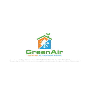 Green Air, Heating & Air Conditioning Services | Logo Design by DesignNXT