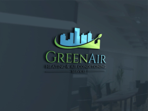 Logo Design by Atec for Green Air, Heating and Air Conditioning  | Design: #19225441